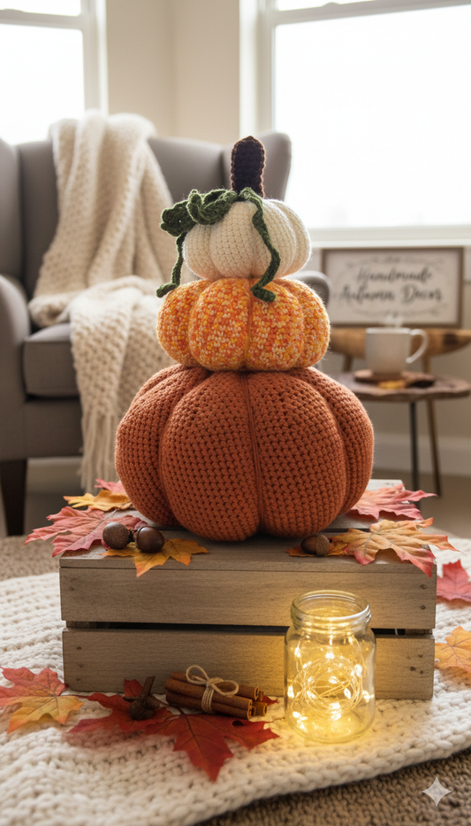 Farmhouse Pumpkin Stack