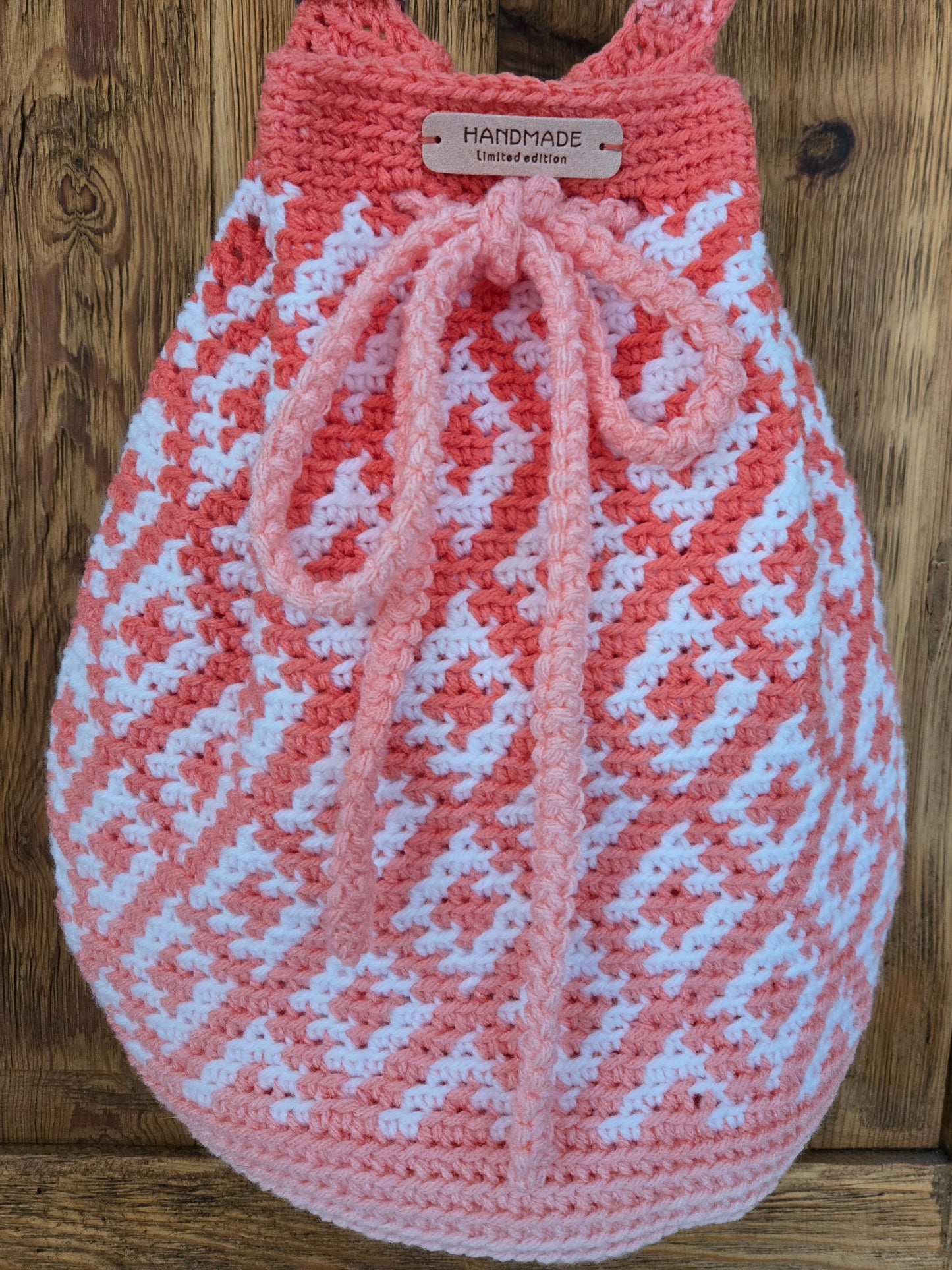 Tapestry Crocheted Crossbody Tote Bag