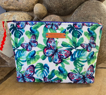Medium Lined Toiletry Cosmetic Bag